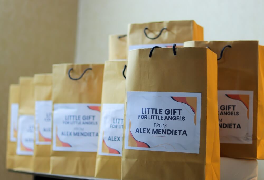 Gifts to little angels from Alex